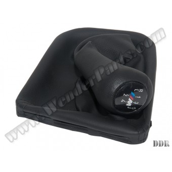 Topuzlu Vites Körüğü E30 -5 İleri- Man.Şanz; Siyah Suni Deri -///M- 1983-91